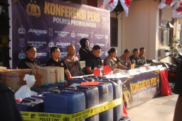 Polres Probolinggo Ungkap Kejahatan Jalanan dan Peredaran Miras Lintas Daerah, Amankan Sejumlah Tersangka 