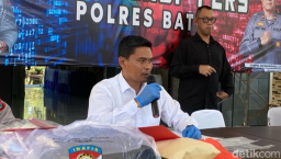 Satreskrim Polres Batu Buru pelaku Pengeroyokan Wakil Ketua KONI Batu.