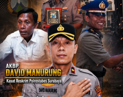 Profil AKBP David Manurung, Kasat Reskrim Baru Polrestabes Surabaya