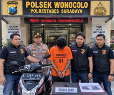 Gerak Cepat Polsek Wonocolo Ungkap Dugaan Pencurian Sepeda Polygon dan 3 Tabung LPG, Pria 52 Tahun Diamankan.