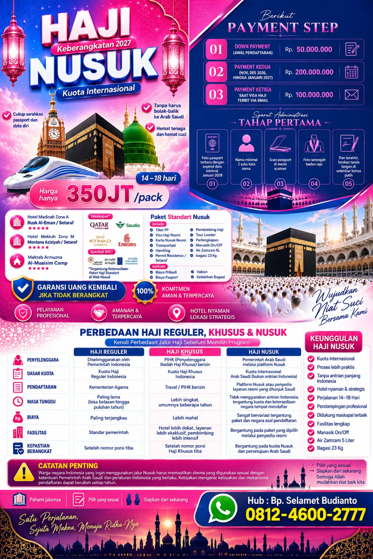 🕋 WUJUDKAN NIAT SUCI — HAJI NUSUK 2027