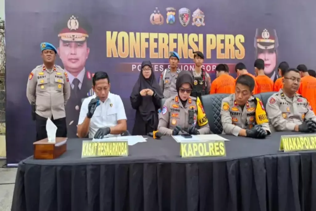 Satresnarkoba Polres Bojonegoro Ungkap Delapan Kasus Narkoba selama Operasi Sikat Narkoba 2026