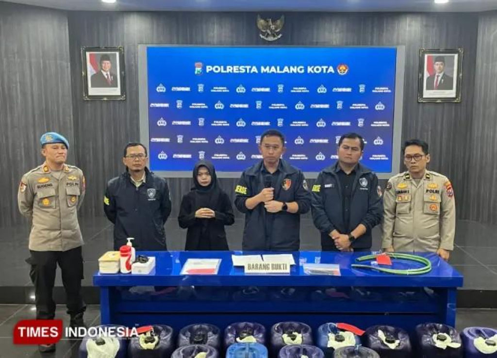 Satreskrim Polresta Malang Kota membongkar praktik penyalahgunaan bahan bakar minyak (BBM) subsidi dengan modus modifika