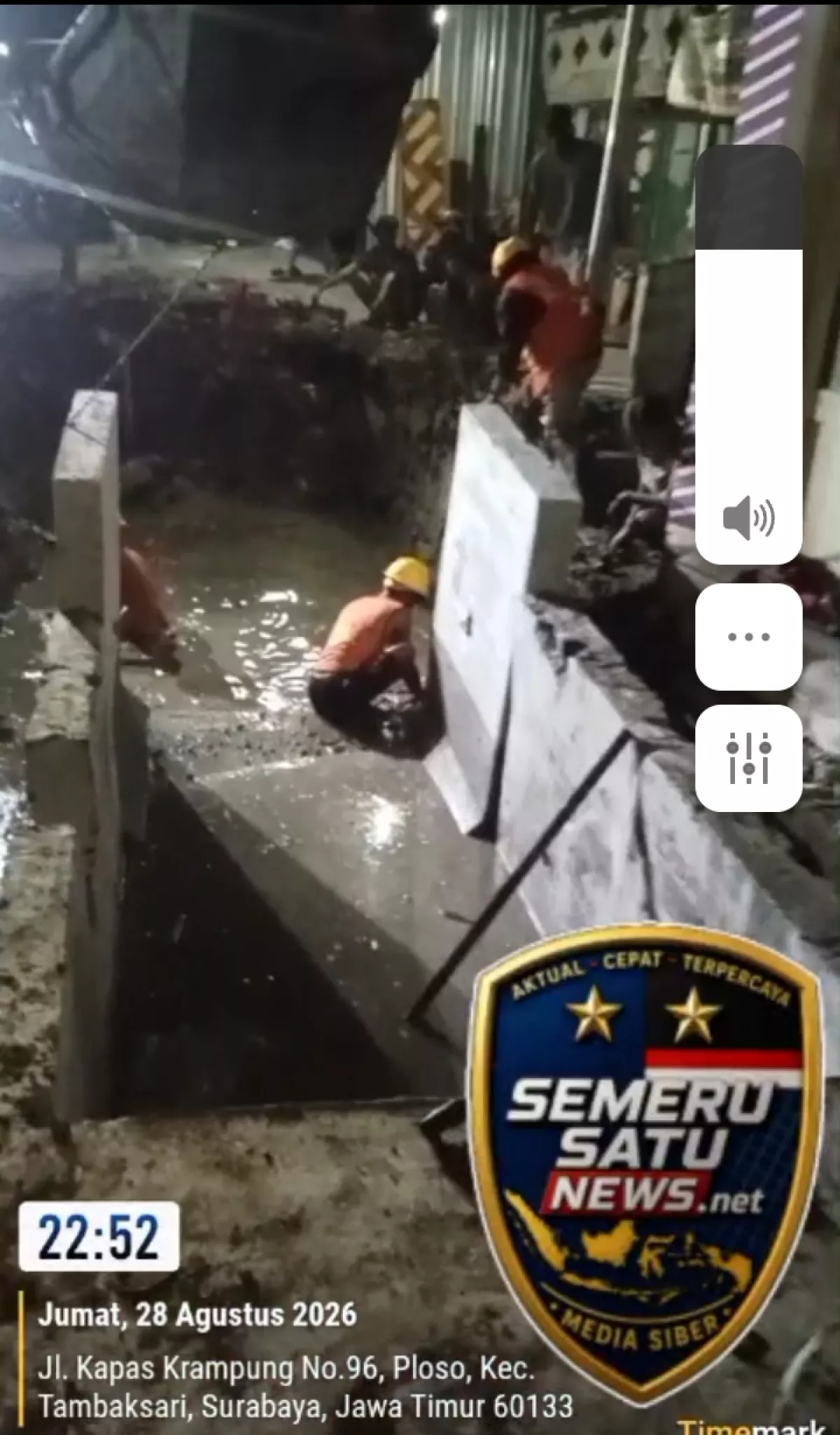 Proyek Gorong-Gorong Jalan Kapas Krampung Disorot, Pengendalian Air (Dewatering) dan Kualitas Pekerjaan Dipertanyakan