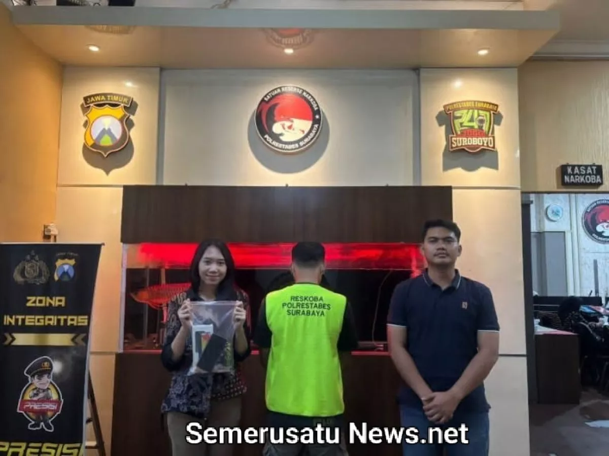 Satresnarkoba Polrestabes Surabaya Tangkap Pengedar Jaringan  Narkoba Bangkalan-Surabaya.